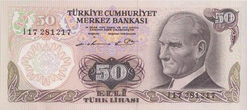 6.Emisyon 50 Türk Lirası Çil