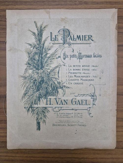 6 Sayfa Avrupa Müzik Notası 1900Ler. Orijinal Dönem