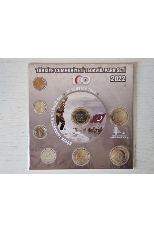 Büyük Taarruz Tedavül Seti 2022. 2022 Yılı Tedavül Hatıra Para Seti. Orijinal Set Koleksiyonluk