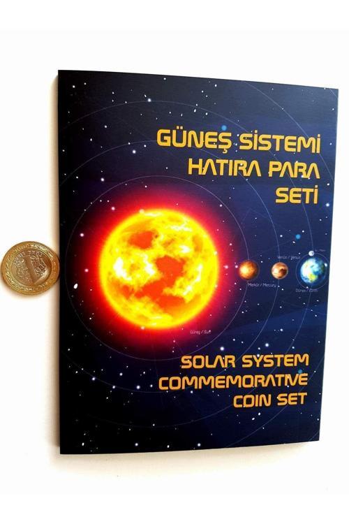 2022 Yılı Güneş Sistemi “Gezegenler“ 10’Lu Darphane Hatıra Para Seti Kiti İle Birlikte Çil