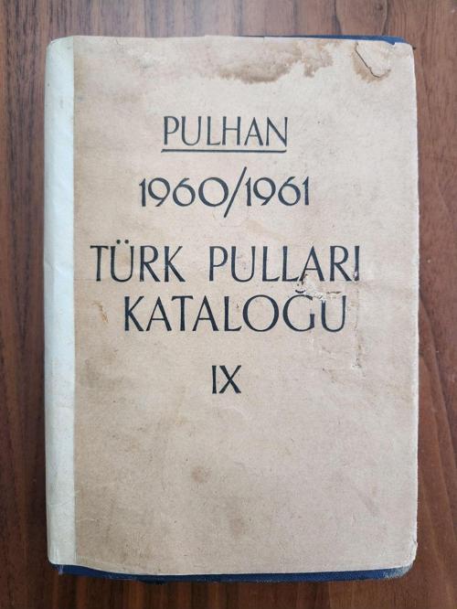 1960 Pulhan Türk Pulları Katalog 630 Sayfa. Orijinal Dönem