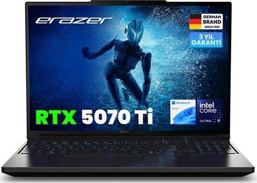 Major 16 X1 MD62735 Intel Ultra 9 275HX 32GB 2TB SSD RTX5070Ti Windows 11 Home 16" 300Hz QHD+ Taşınabilir Bilgisayar
