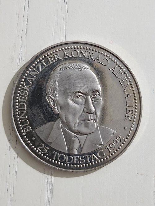 Almanya 1992 Hatıra Madalya. 4 Cm Boyutunda Tertemiz Durumda