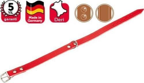 Deri Boyun Tasma 47CM-18mm Kırmızı