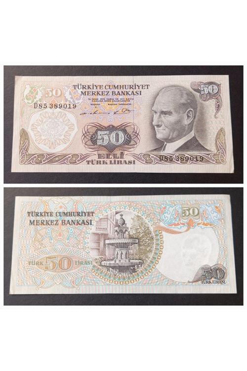 6. Emisyon 50 Türk Lirası, Çil Eski Kağıt Para