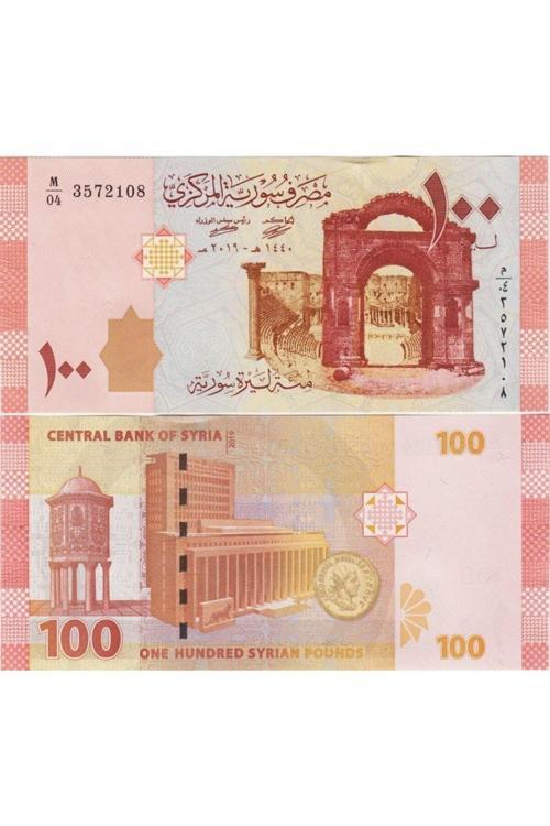 Suriye 100 Pound 2019. Yeni Tarihli. Çil Kondisyon.