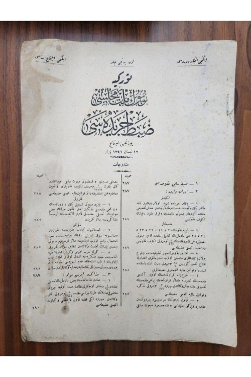 Osmanlıca Meclis 100.İçtima 48Sayfa. Orijinal Dönemine Ait Osmanlıca