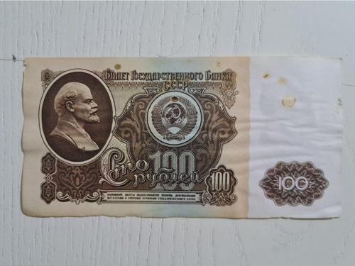 Rusya 1961 Tarihli 100 Ruble Haliyle Durumda Koleksiyonluk Para Haliyle
