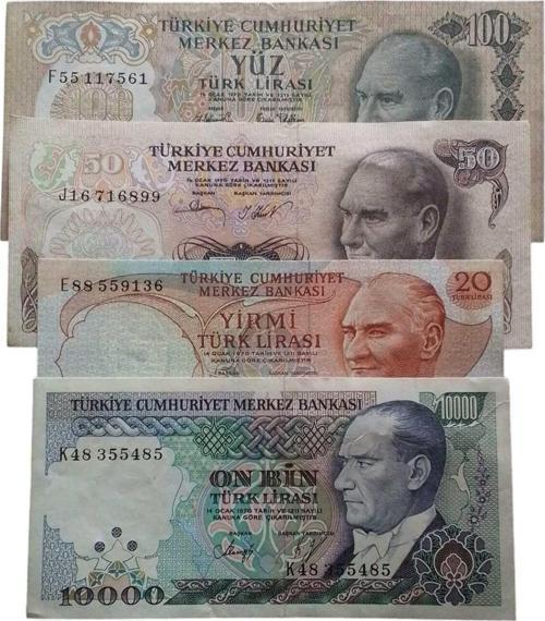6. 7. Emisyon Koleksiyon Kağıt Para Koleksiyon Başlangıç Setleri Antika Para Eski Para
