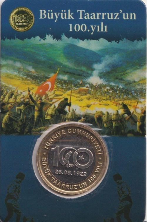 Büyük Taarruz'Un 100.Yılı Hatıra Parası Çil