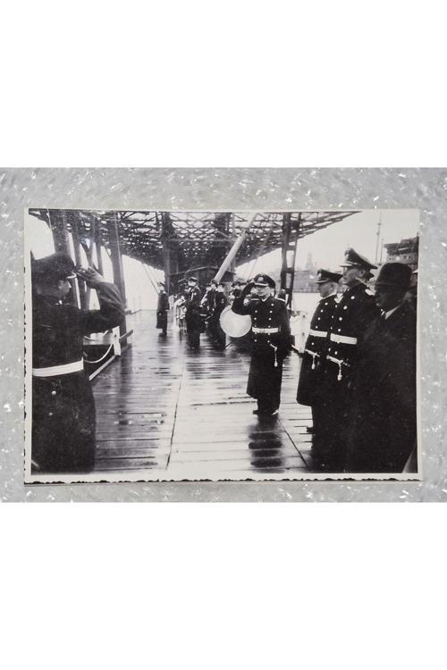 Alman Denizaltı Resmi 2.Dünya Savaşı. 10X15Cm. U458 Resim 2