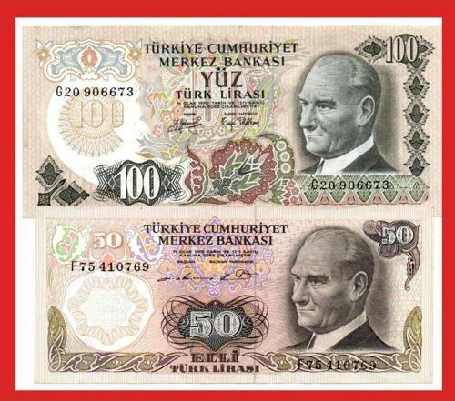 Türkiye Cumhuriyeti 6. Emisyon (1972-1987) 50/100 Lira Takım