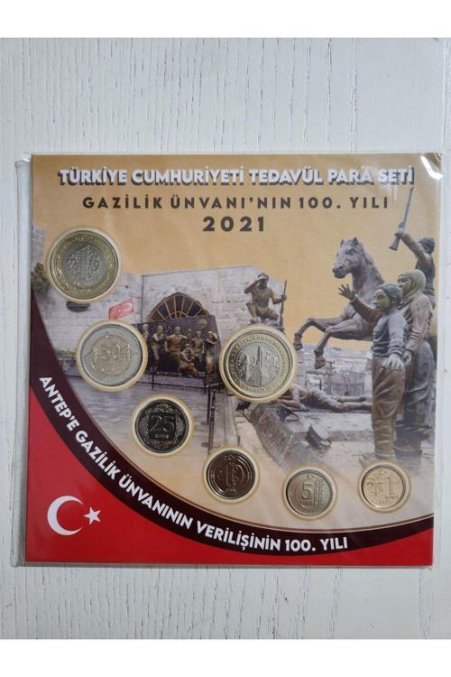 Antep Gazilik Ünvanının 100.Yılı 2021 Set. Tedavül Hatıra