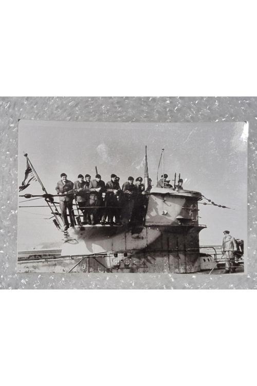 Alman Denizaltı Resmi 2.Dünya Savaşı. 10X15Cm. U458 Deniz