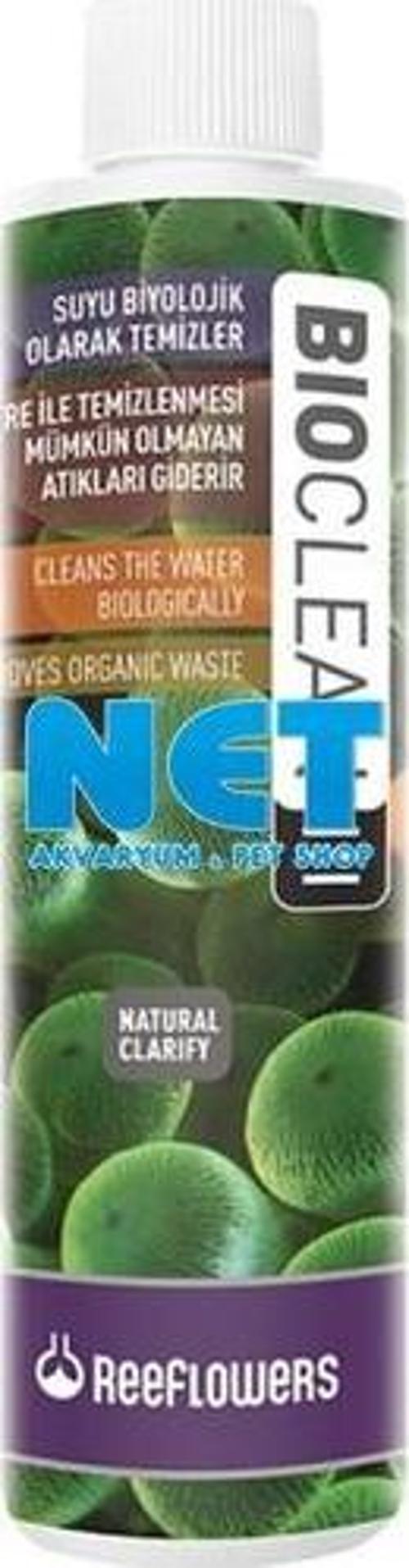 BioClean III 250 ml.  Su Temizleyici Tatlı ve Tuzlu akvaryumları için Suyu Biyolojik Olarak Temizler