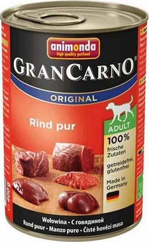 GranCarno Sığır Etli Yetişkin Köpek Konservesi 400 Gr