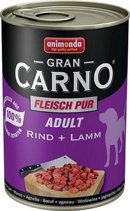 GranCarno Sığır Etli ve Kuzulu Yetişkin Köpek Konservesi 400 Gr
