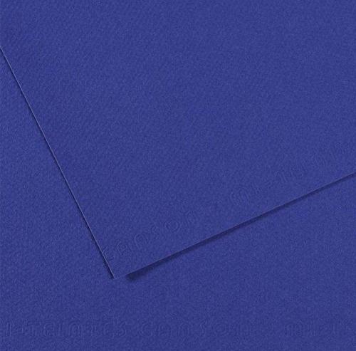 Dokulu Fon Kartonu Mavi Mi-Teintes 50X65Cm 160 Gram Blu 595 (10 Lu Paket)