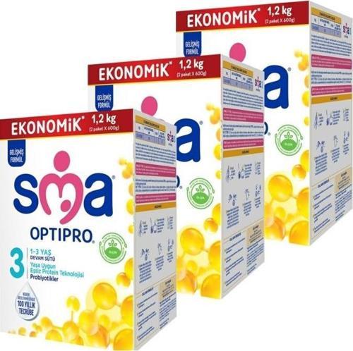 Optipro Probiyotik 3 1- 3 Yaş Devam Sütü 1200 Gr X 3 Adet