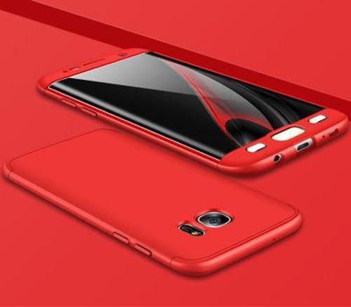 Galaxy S7 Edge Kılıf 3 Parçalı Tam Koruma Şık Astrea Premium Sert Kapak