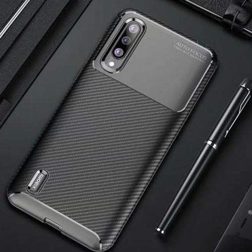 Xiaomi Mi A3 Kılıf Karbon Desenli Şık Tamia Premium Silikon Kapak