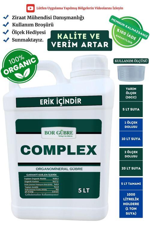 Erik İçin Organik Sıvı Gübre Complex 5Lt Ürün Sayısı Kalite Ve Verim Artar.