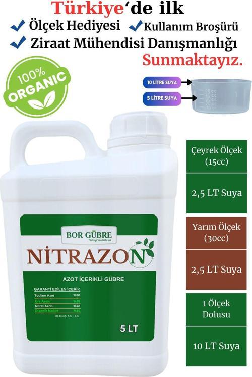 Nitrazon 5Lt Azot İçerikli Sıvı Organik Madde Gübresi
