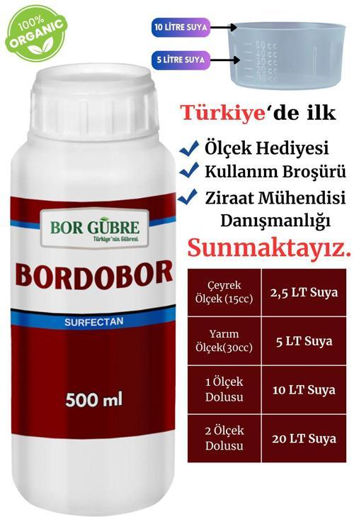 Sıvı Gübre 500Ml (Bordobulamacı) Bakır İçerik Bitki Besini Ve Koruyucu Bordo Bulamacı