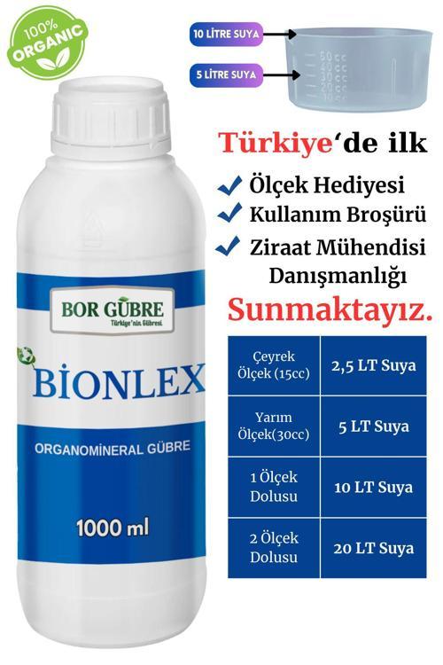 Şilempe Organik Madde Gübresi Bionlex 1000Ml (Fabrikadan Halka Üretim Zinciri Kampanyası)