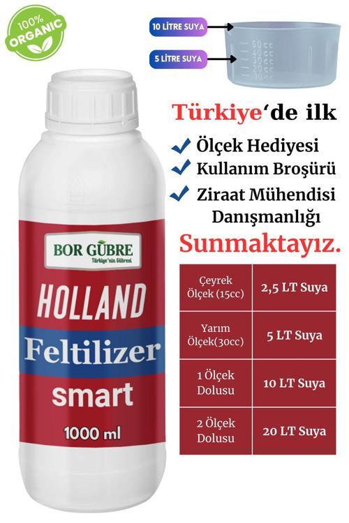 Yeni Nesil Holland Feltilizer Smart 1000Ml Yeşil Aksamı Geliştirir. Kalite Ve Verimi Arttırır.