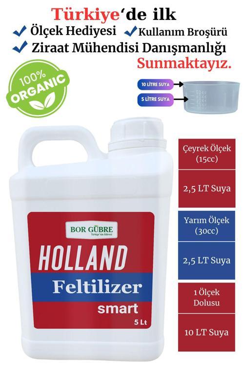Yeni Nesil Holland Feltilizer Smart 5 Lt Yeşil Aksamı Geliştirir. Kalite Ve Verimi Arttırır.