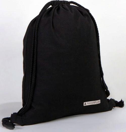 Siyah 35x40 cm Unisex Ham Bez Büzgülü Sırt Ayakkabı Çantası