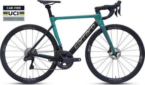 Fire 3.3 UCI Dİ2 Elektronik 55 cm 24 Vites Aero Yol Bisikleti Ultegra Turkuaz siyah