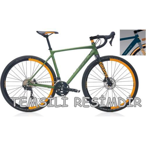 Gravel G0 16 Vites Shimano Claris Yol Yarış Gezi  Bisikleti 55 MAVİ