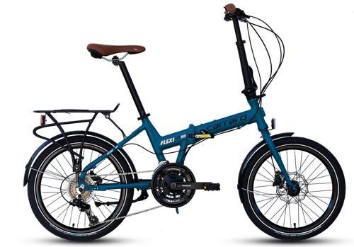 Flexi 121 Hd 21 Vites Hidrolik Disk Fren Full Shimano Katlanır Bisiklet Petrol Mavi