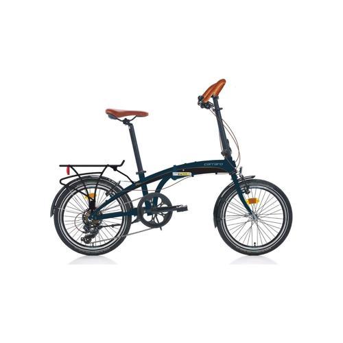 FLEXİ COMFORT 8 VİTES FULL SHİMANO katlanabilir Bisiklet koyu mavi