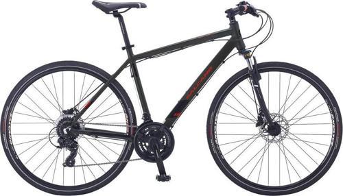 City life 21s HD Full shimano Hidrolik Disk fren Şehir ve Gezi Bisikleti Siyah-kırmızı 20"