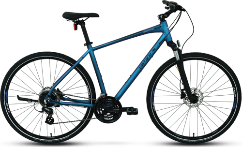 Sportive 225 HD Hidrolik disk Fren Shimano Altus 24 Vites Şehir Gezi Bisikleti Mavi 46