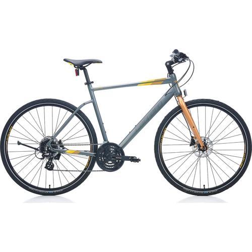 Sportive 324 28 Jant 24 Vites 48 cm Hidrolik Disk Fren Şehir Bisikleti antrasit füme bronz