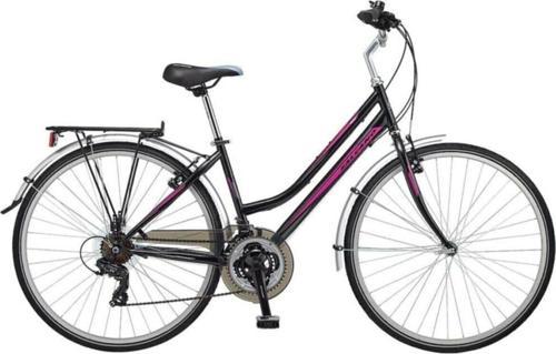 Üsküp 700 Lady VR 17" Şehir bisikleti yeşil mavi pembe