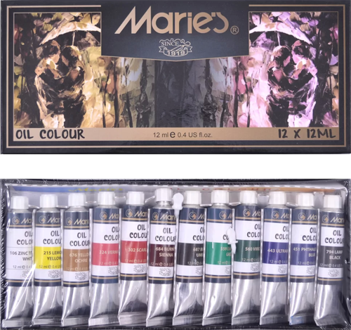 Yağlı Boya 12 Renk E1381