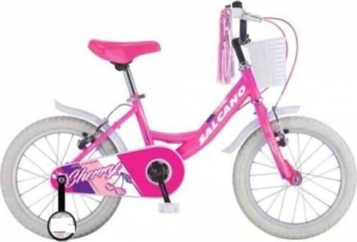 Cherry 14 kız çocuk bisikleti pembe