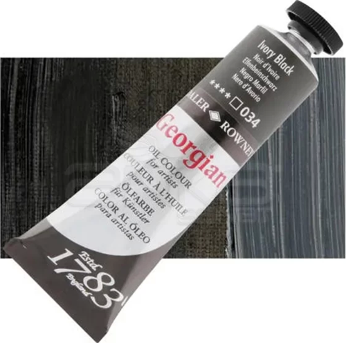 Georgian Yağlı Boya 225ml 034 Ivory Black