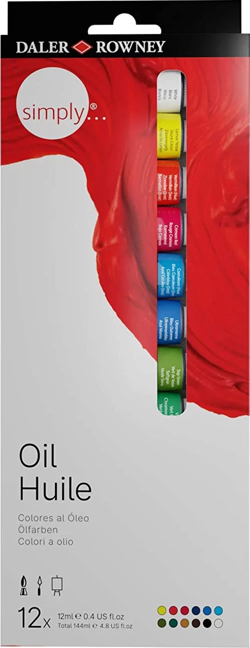 Simply Yağlı Boya Seti 12x12ml