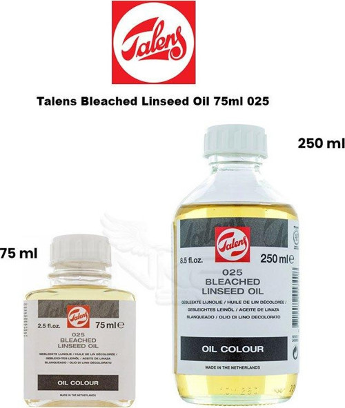 Bleached Linseed Oil 75ml 025 75ml