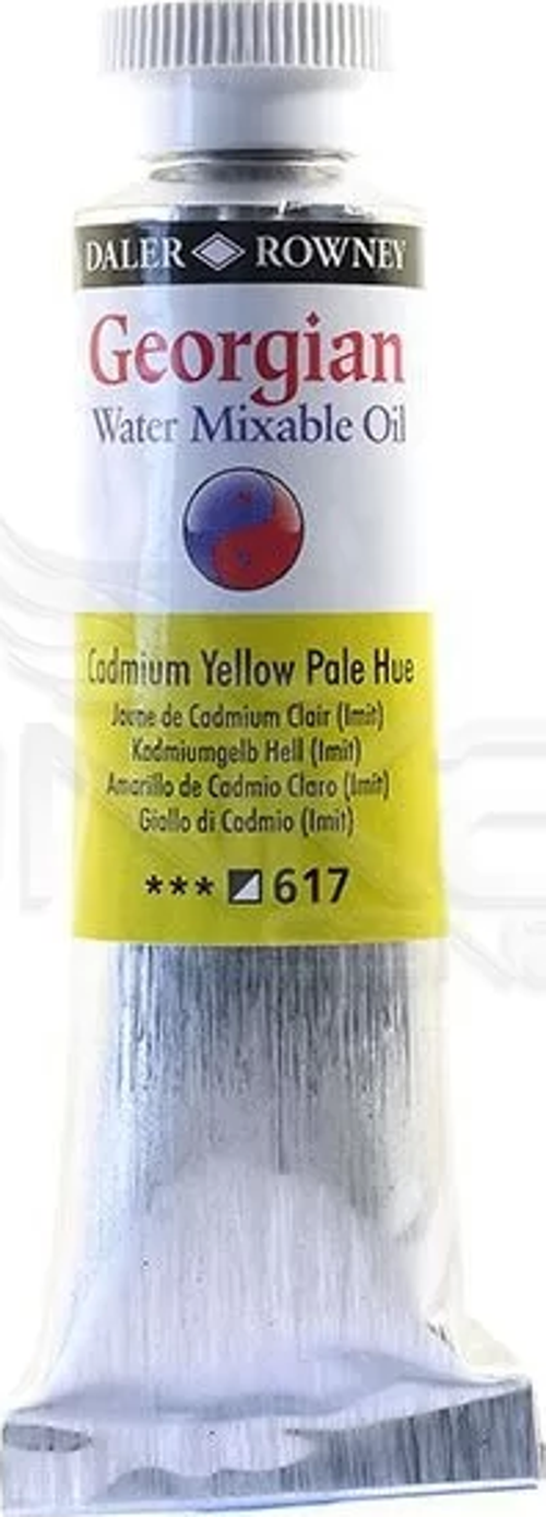 Georgian Water Mixable Oil Su Bazlı Yağlı Boya 37ml 617 Cadmium Yelow Pale Hue