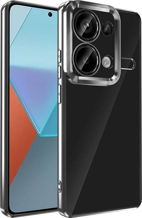 Xiaomi Redmi Note 13 Pro 4G Uyumlu Kamera Korumalı Logo Yeri Açık Lazer Lesim Silikon Kılıf