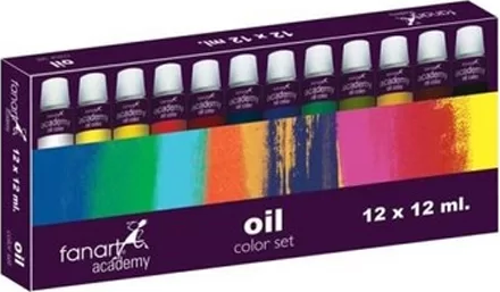 ACADEMY YAĞLI BOYA 12x12ml (1000.S12)