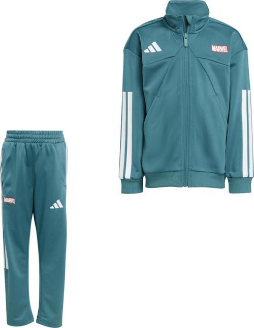 JM0834-C adidas Lk Mrvl Sm Ts &Ccedil;ocuk Eşofman Takımı Yeşil