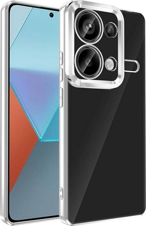 Xiaomi Redmi Note 13 Pro 4G Uyumlu Kamera Korumalı Logo Yeri Açık Lazer Lesim Silikon Kılıf